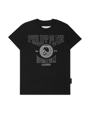 T-Shirt Round Neck Ss With Crystals