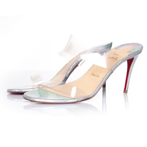 Christian Louboutin Gewoon niets iriserende sandalen