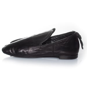 Lemaire zwarte leren loafers