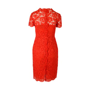 Valentino Kant Midi Jurk - '10s