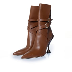 Burberry Hadfield-laarzen met voetstuk in bruin