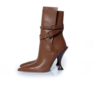Burberry Hadfield-laarzen met voetstuk in bruin