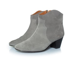Isabel Marant Western suède laarzen in grijs