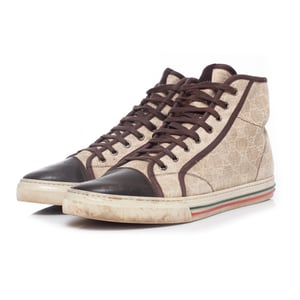 Gucci Beige canvas sneakers
