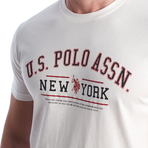 Herren-T-Shirt aus Baumwolle mit kurzen Ärmeln US42154024
