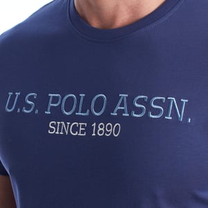Herren-T-Shirt aus Baumwolle mit kurzen Ärmeln US42154022