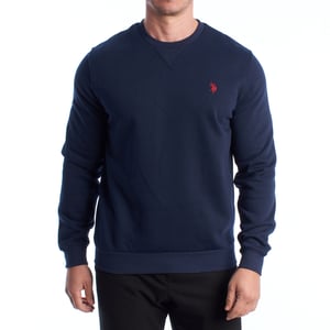Herren-Fleece-Sweatshirt mit Rundhalsausschnitt US42187035