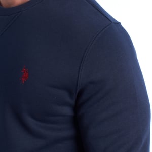 Herren-Fleece-Sweatshirt mit Rundhalsausschnitt US42187035