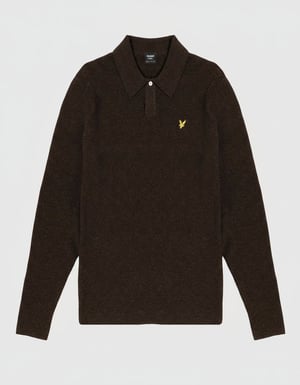 Lyle & Scott lamswolmix rugbytrui - bruin