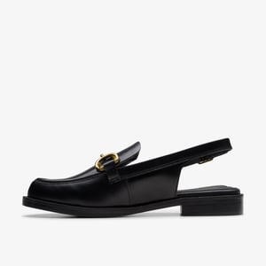 Straven Sling Black Leather Schoenen