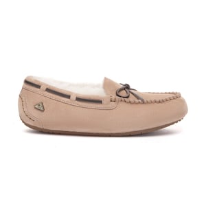 EVER AU Dames leren loafers – Crested