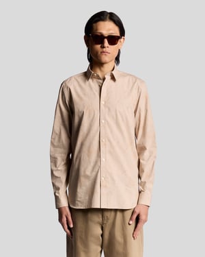 Lyle & Scott overhemd met lange mouwen en bloemenprint - wit