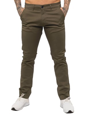Enzo Heren Slim Fit Stretch Chinos