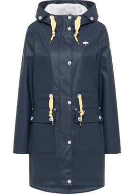Schmuddelwedda Mackintosh incus Dames marine wit