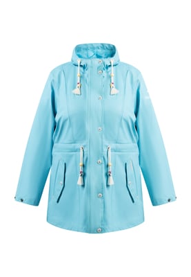 Schmuddelwedda Grote maat regenjas bridgeport Dames DONKER AQUA-280