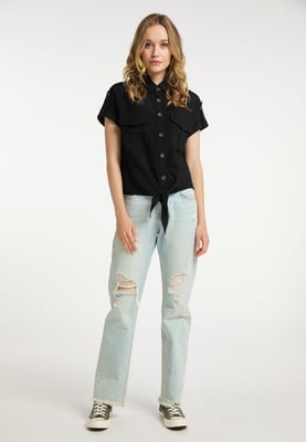 Dreimaster Blouse Dames zwart