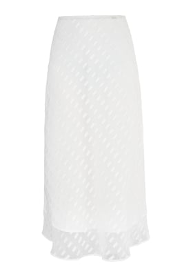 Dreimaster midirok Dames wolwit