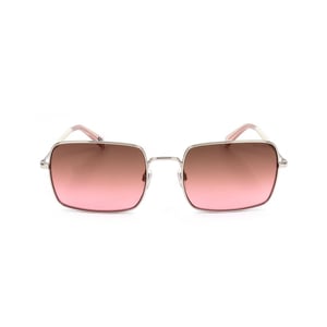 Vierkante Zonnebril Met Gradient Roze Lenzen