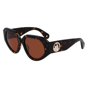 Lanvin Bruine Acetaat Zonnebril