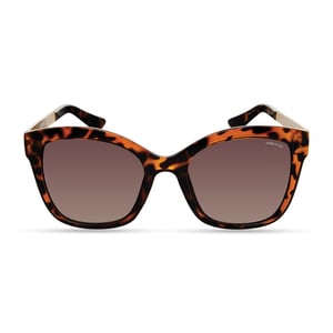 Kenneth Cole Bruine Geinspiseerde Zonnebril