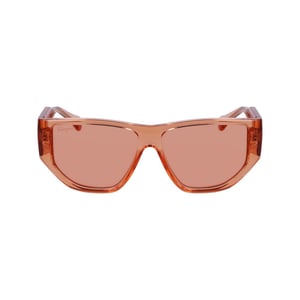 Ferragamo Oranje Geïnjecteerde Zonnebril