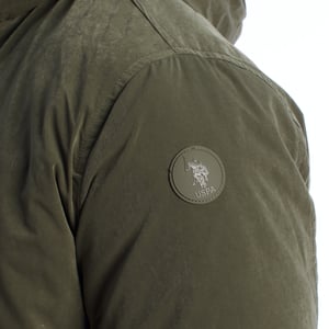 Heren Winter Gevoerde Jasje met Kap US40127003