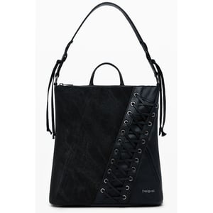 Desigual Zwarte Polyethyleen Dames Rugzak