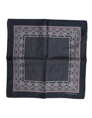 Multikleurige Fantasy Zijden Vierkante Foulard Sjaal