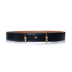 Hermes omkeerbare doos en Togo leren admiraal riem
