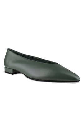 Loro Piana Rebecca ballerina's Groen