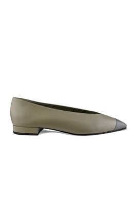 Loro Piana Rebecca ballerina's Groen