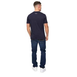 Crosshatch Heren Jamstate T-Shirt (Marine)
