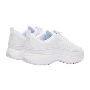 Lacoste Heren Audyssor Leren Ritssportschoenen (Wit)