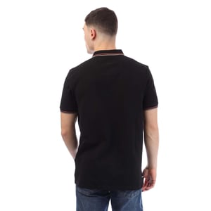 Weekend Offender Heren Vancouver getipt poloshirt (Zwart)