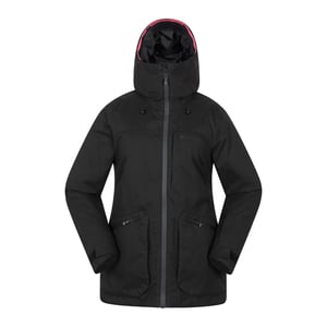 Mountain Warehouse Dames Verbier Textured Waterdichte Skijas (Zwart)