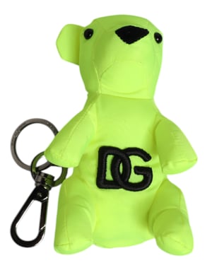 Groene Beer Geborduurd Logo Sleutelhanger Haak Sleutelhanger