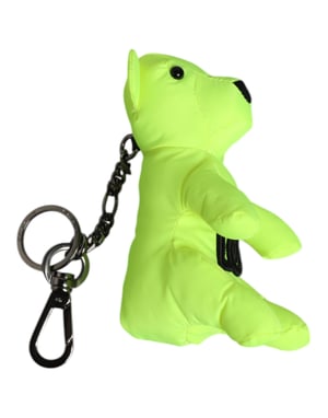 Groene Beer Geborduurd Logo Sleutelhanger Haak Sleutelhanger