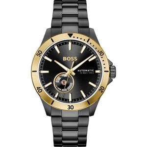 Zwarte Roestvrijstalen Dress Watch
