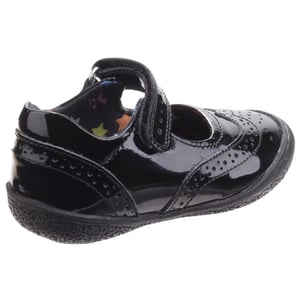 Hush Puppies Rina Junior Patent Leren Meisjes Patent Zwarte Schoenen