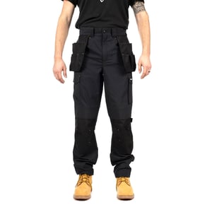 Caterpillar Nexus Holster Stretch Pocket Katoenen Zwarte Buitenbroek voor Mannen