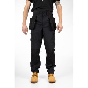 Caterpillar Nexus Holster Stretch Pocket Katoenen Zwarte Buitenbroek voor Mannen