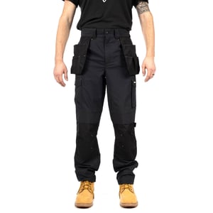 Caterpillar Nexus Holster Stretch Pocket Katoenen Zwarte Buitenbroek voor Mannen