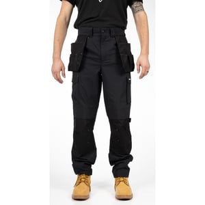 Caterpillar Nexus Holster Stretch Pocket Katoenen Zwarte Buitenbroek voor Mannen