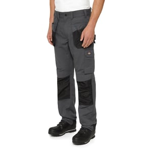 Dickies Multi Pocket Utility Polyester Grijze Werkbroek voor Mannen