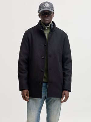 Jack & Jones Jas winter Detroit Coat Jacket Zwart