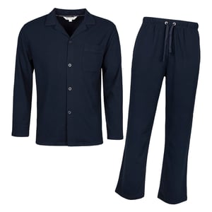 Heren Thermo Pyjama Set met Lange Mouwen Top & Broek voor Koude Nachten