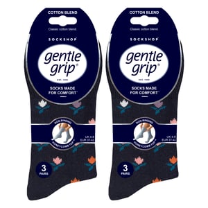 6 Pack Dames Niet-Elastische Loose Top Patroons Katoenen Sokken