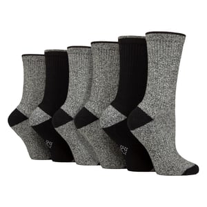 6 Paar Dames Waterafstotende Middelzware Buitensokken voor Wandelen & Hiking