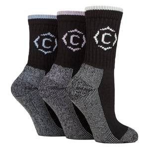 Dames Stevige Duurzame Gevoerde Wand socks met Verstevigde Hak en Teen