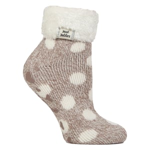 Dames Knuffelige Fluffy Slippersokken met Veer Top